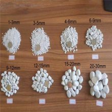 靈壽縣瑪琳礦產(chǎn)品加工廠 營口瑪琳白色碎石，為綠化園林添一抹純凈雅致